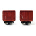 Set dvou otevřených čtyřosých vozů Eas, DR, IV. epocha, TT, DOPRODEJ, Roco 37650