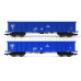 Set dvou otevřených čtyřosých vozů Eanos, PKP Cargo, VI. epocha, TT, DOPRODEJ, Roco 37651