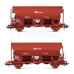 Set tří samovýsypných vozů s odsuvnou střechou řady Tdns, ČD Cargo, VI. epocha, H0, Roco 6600078