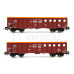 Set tří otevřených čtyřosých vozů Eas, Budamar, VI. epocha, H0, Roco 6600087