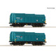 Set dvou vozů s posuvnými stěnami řady Shimmns, SBB, VI. epocha, TT, Roco 6680014