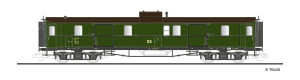 Zavazadlový vůz Pw4ü, DR, II. epocha, TT, Tillig 12060