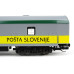 Poštovní vůz Posti slovinské pošty, V. epocha, TT, Tillig 16815
