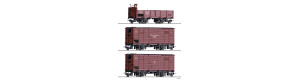 Set tří nákladních vozů, NWE/GHE, II. epocha, H0m, Tillig 01273