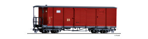 Úzkorozchodný zavazadlový vůz KD4, červený, DR, IV. epocha, H0e, Tillig 05941