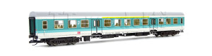 Osobní vůz 1./2. třídy ABy 407, Halberstadt, DB AG, V. epocha, TT, Tillig 12600