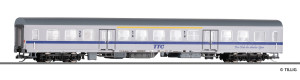 Osobní vůz TTC 1./2. třídy typu Halberstadt, VI. epocha, TT, Tillig TT Club 2025, Tillig 502709