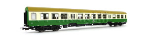 Osobní vůz 2. třídy Bmh typu ,,Halberstadt", DR, IV. epocha, H0, Tillig 74979
