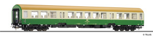 Osobní vůz 2. třídy Bmh typu ,,Halberstadt", DR, jiné provozní číslo, IV. epocha, H0, Tillig 74980