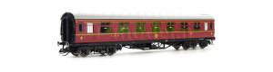 Osobní vůz 57' Corridor Third, 1573, LMS, II. epocha, TT, Hornby TT4008A
