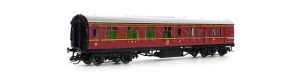 Osobní vůz 57' Brake Third, 5619, LMS, II. epocha, TT, Hornby TT4009