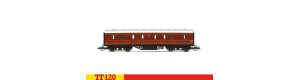 Zavazadlový vůz 50’ Passenger Brake, 31236, LMS, II. epocha, TT, Hornby TT4010
