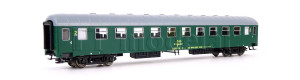 Osobní vůz 2. třídy Bp, ČSD, Bratislava 2, IV. epocha, s osvětlením, TT, IGRA MODEL 97200029OS