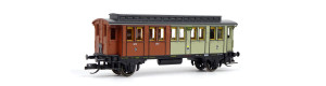Osobní vůz 3./4. třídy, K.P.E.V., I. epocha, TT, Tillig 13122