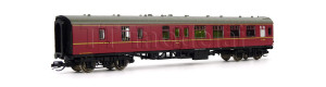 Osobní vůz se zavazadlovým oddílem Mk1 Composite Corridor E34743, BR, III. epocha, TT, DOPRODEJ, Hornby TT4002A