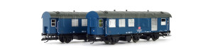 Set dvou obytných dílenských tříosých vozů, DB AG, V. epocha, TT, Tillig 01063