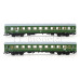 Set tří osobních vozů „D 118 Leipzig-Köln“, DR, III. epocha, TT, jednorázová série, DOPRODEJ, Tillig 01069 E