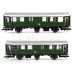 Set dvou osobních vozů, DB, III. epocha, TT, Tillig 01073