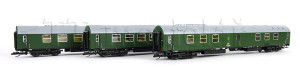 Set osobních vozů salonního vlaku 3, DR, IV. epocha, TT, DOPRODEJ, Tillig 01808