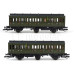 Set čtyř osobních 3osých vozů, DRG, II. epocha, TT, DOPRODEJ, Tillig 01815