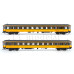 Set dvou vozů Bcmz, RegioJet, VI. epocha, TT, limitovaná série pro DS Model, Tillig 502231