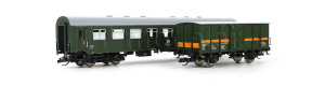 Dvoudílný set měřicích vozů, DR, IV. epocha, TT, Piko 47680