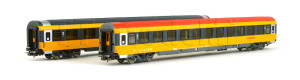 Set dvou osobních vozů 1. a 2. třídy, Regiojet, VI. epocha, H0, DOPRODEJ, Piko 58222