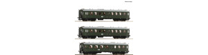Set tří osobních vozů "Altenberg", DRG, II. epocha, TT, Roco 6280001