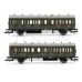 Set dvou oddílových osobních vozů, DRG, II. epocha, TT, limitovaná série, Schirmer 70001
