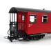 Úzkorozchodný zavazadlový vůz KBD4i, červený, DR, IV. epocha, H0m, Tillig 13940