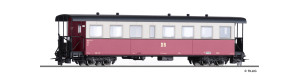 Úzkorozchodný osobní vůz KB4ip, DR, IV. epocha, H0m, Tillig 03984