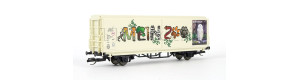 Vůz s posuvnými stěnami Hbis-tt „Mein ZOO“, START, VI. epocha, TT, Tillig 14852