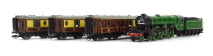Základní set osobního vlaku a parní lokomotivy Flying Scotsman, LNER, TT, Hornby TT1001AM