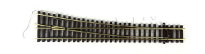 Pravá výhybka, 180 mm, R 922,6 mm, 11,25°, TT, PECO SL-U1295