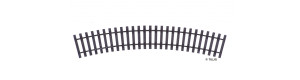 Pražcové pole, obloukové, R 484 mm, 30°, H0, Tillig 85043