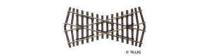 Křižovatka, 30°, 114 mm, H0, Tillig 85170
