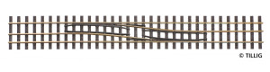 Splítka se změnou strany zleva doprava, 228 mm, H0/H0e, Tillig 85185