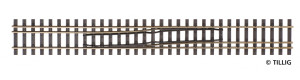 Splítka se změnou strany zprava doleva, 228 mm, H0/H0m, Tillig 85188