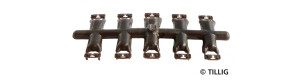 Uchycení kolejnic, DR, 20 kusů, H0, Tillig 85530