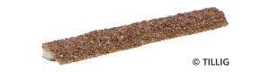 Okraj štěrkového lože, hnědý, délka 950 mm, H0, Tillig 86611