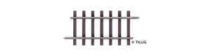 Přímá kolej, délka 53 mm, H0, Tillig 82128