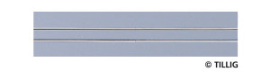 Přímá kolej s asfaltem/betonem, 211,2 mm, tramvajové kolejivo Luna, H0, Tillig 87507