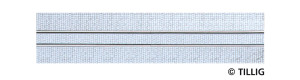 Přímá kolej s dlažbou, 211,2 mm, tramvajové kolejivo Luna, TT/H0m, Tillig 87006