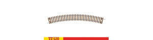 Oblouková kolej, R3 353 mm, 30°, TT, Hornby TT8005