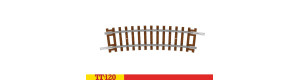 Oblouková kolej, R2 310 mm, 15°, TT, Hornby TT8015