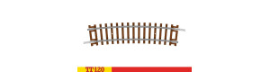 Oblouková kolej, R4 396 mm, 15°, TT, Hornby TT8017