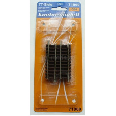 Přímá kolej G60, délka 60,5 mm, balení 6 ks, TT, DOPRODEJ, Kuehn 71060