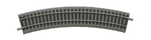 Oblouková kolej s podložím R2 422 mm, H0, Piko 55412