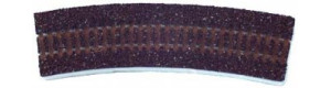 Štěrkové lože pro obloukovou kolej R0 (poloměr 267 mm), hnědé, TT, Tillig 86302