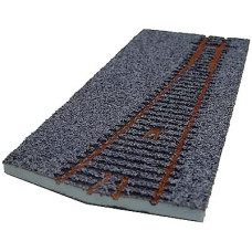 Štěrkové lože pro výhybku EW 3 pravou, šedé, TT, Tillig 86391